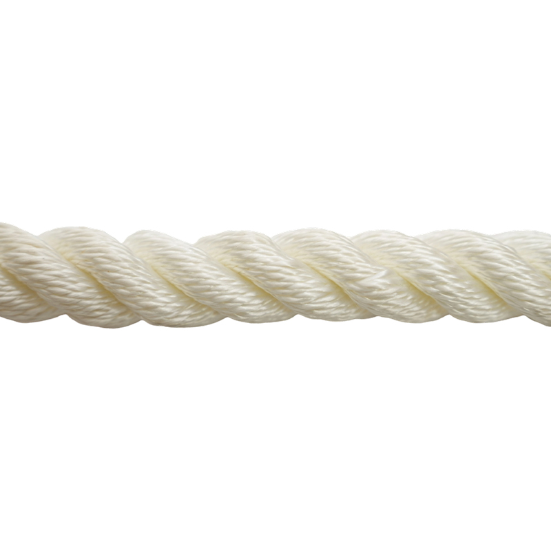 3-strand polypropylene multi-filament hawser mooring tali / garis